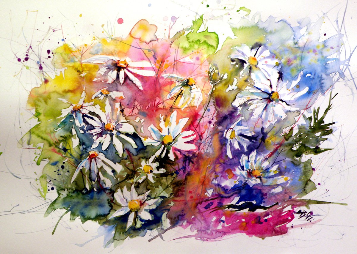 White flowers II by Kovacs Anna Brigitta