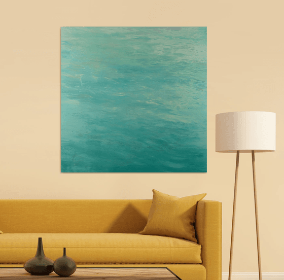 Flowing Water - Modern Abstract Expressionist Seascape