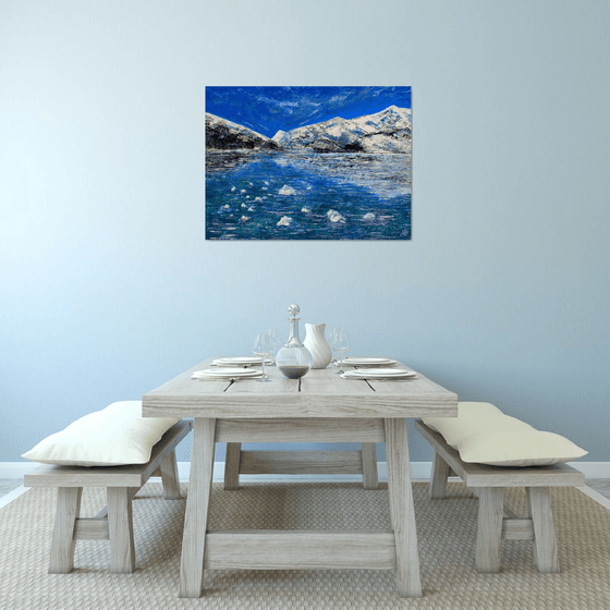 Glacier Bay ( Large 40"x30"-102cm x 76cm)