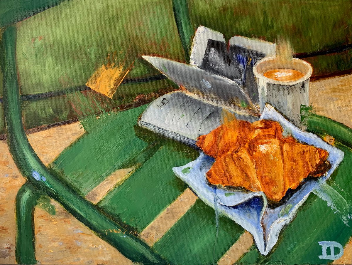 Let's Take A Break Oil painting by Irina Davydova Artfinder