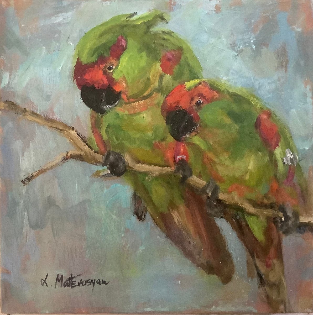 Couple By Lia Matevosyan Haselton, 10 X 10, Artwork For Sale On Artfinder