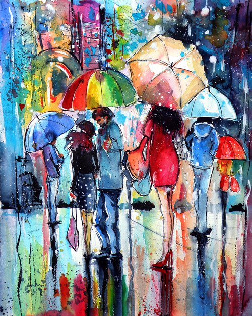 Waiting in the rain by Kovács Anna Brigitta