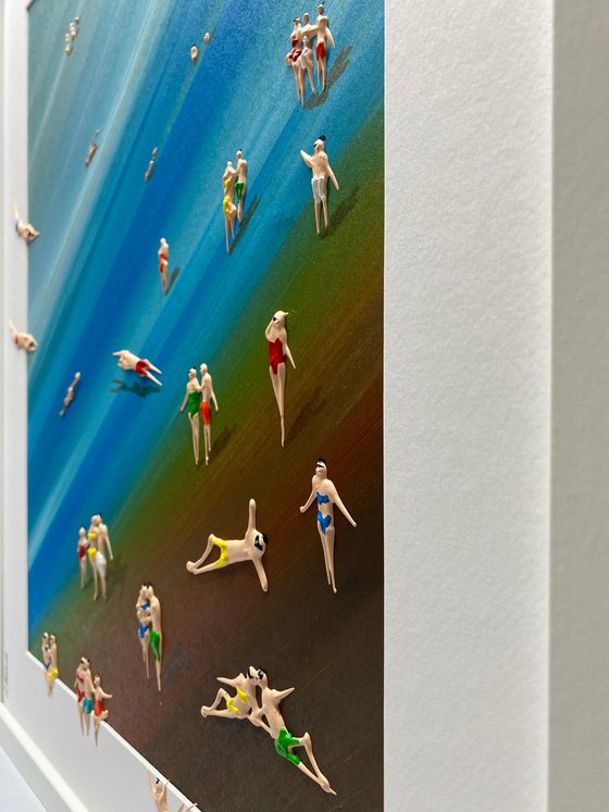Action.3D Freedom sea. Eka Peradze Art.