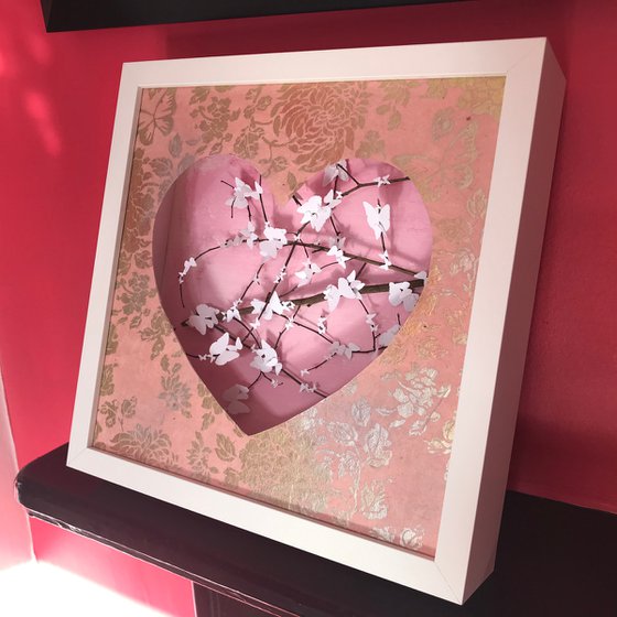 Cherry Blossom Heart (Pink)