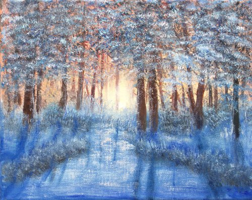 Winter landscape 4 by Ludmilla Ukrow