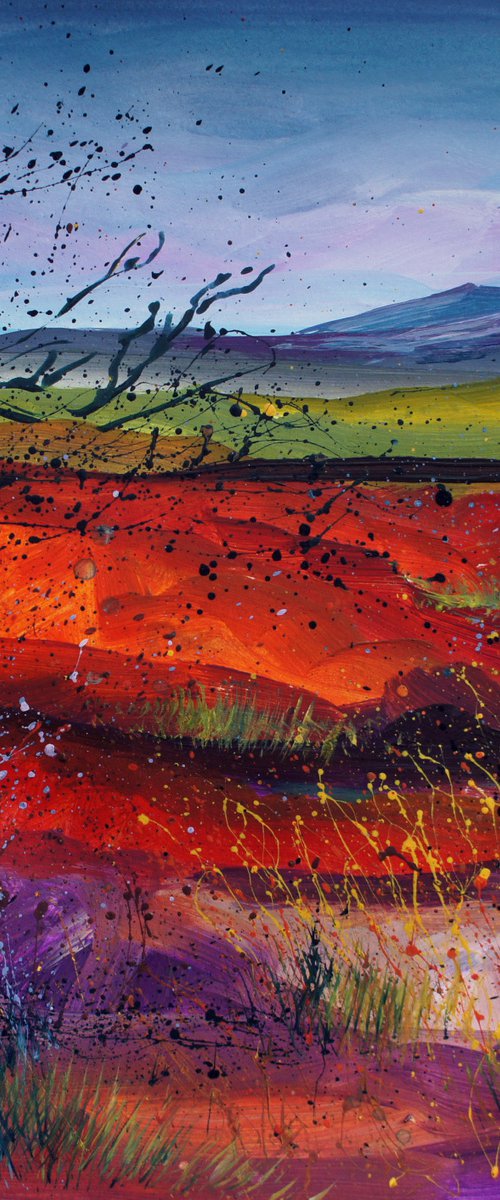 Autumn Glow in the Highlands by Julia  Rigby