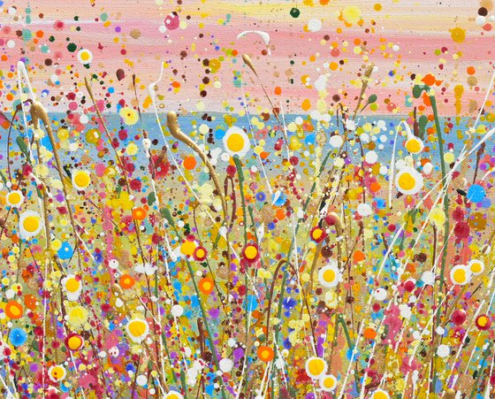 Wildflowers at Sunset