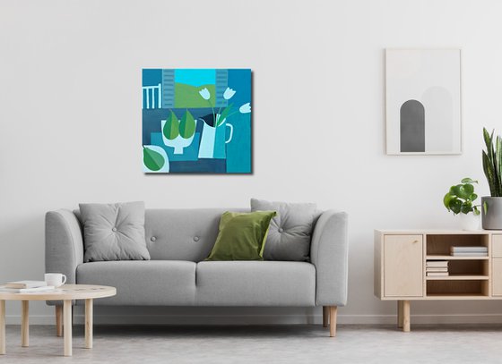 Still Life with 3 Pears III