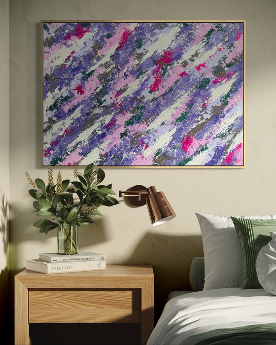 “Dreamscape motion” abstract textured art