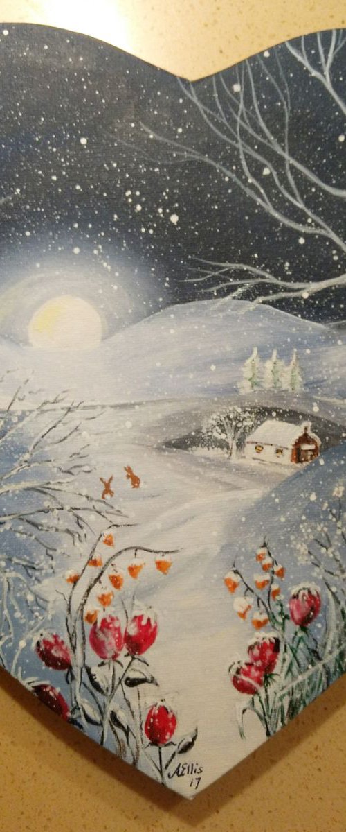 One Snowy Moonlit Night by Anne-Marie Ellis