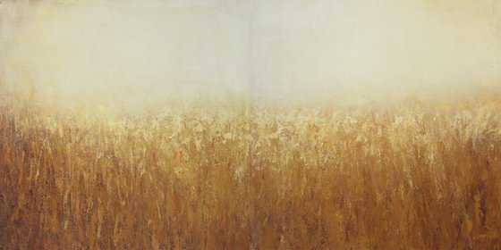 Warm Field 210218, minimalist abstract earth tones