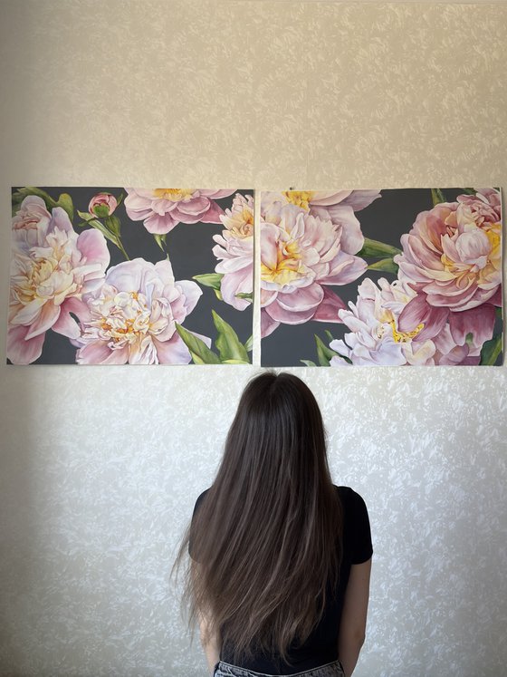 Inner Gardens Diptych