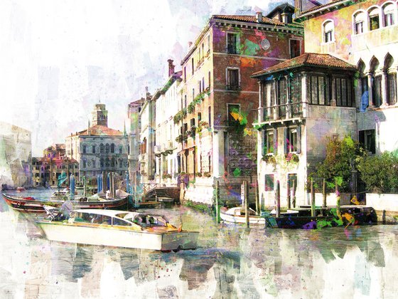 Apuntes de Venecia II/XL large original artwork