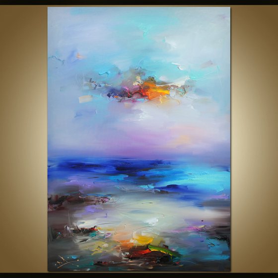 Sea Fields , Extra Large Oil Painting