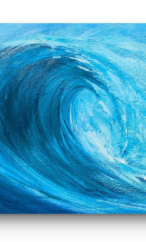 Teal Surf by Mel Graham