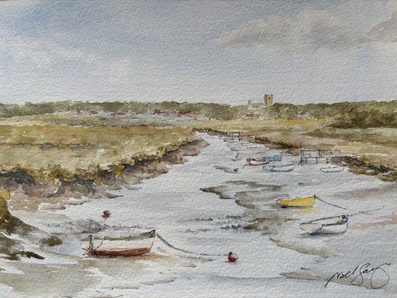 Looking towards Blakeney from Morston Quay