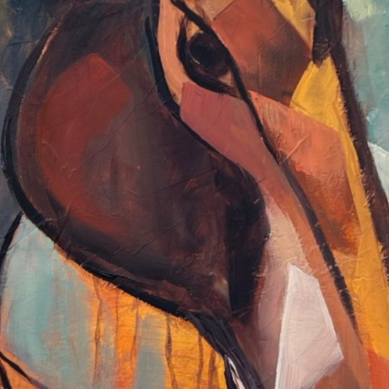 Stillness in Motion Abstract Horse