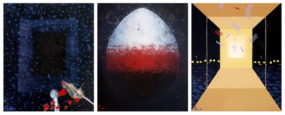 In Quest of the Self (Triptych)