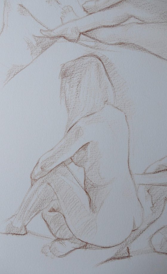 female nude 4 poses