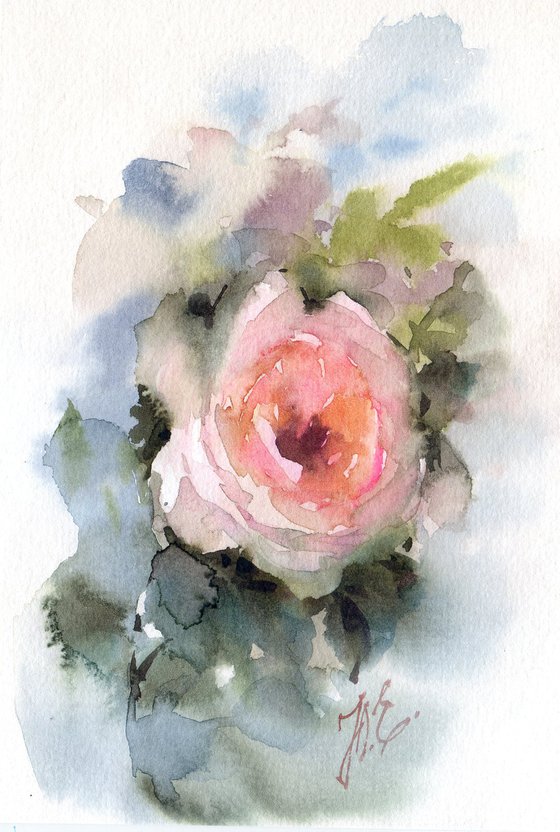Triptych little roses