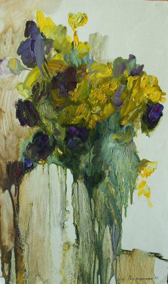 Bouquet with yellow flowers