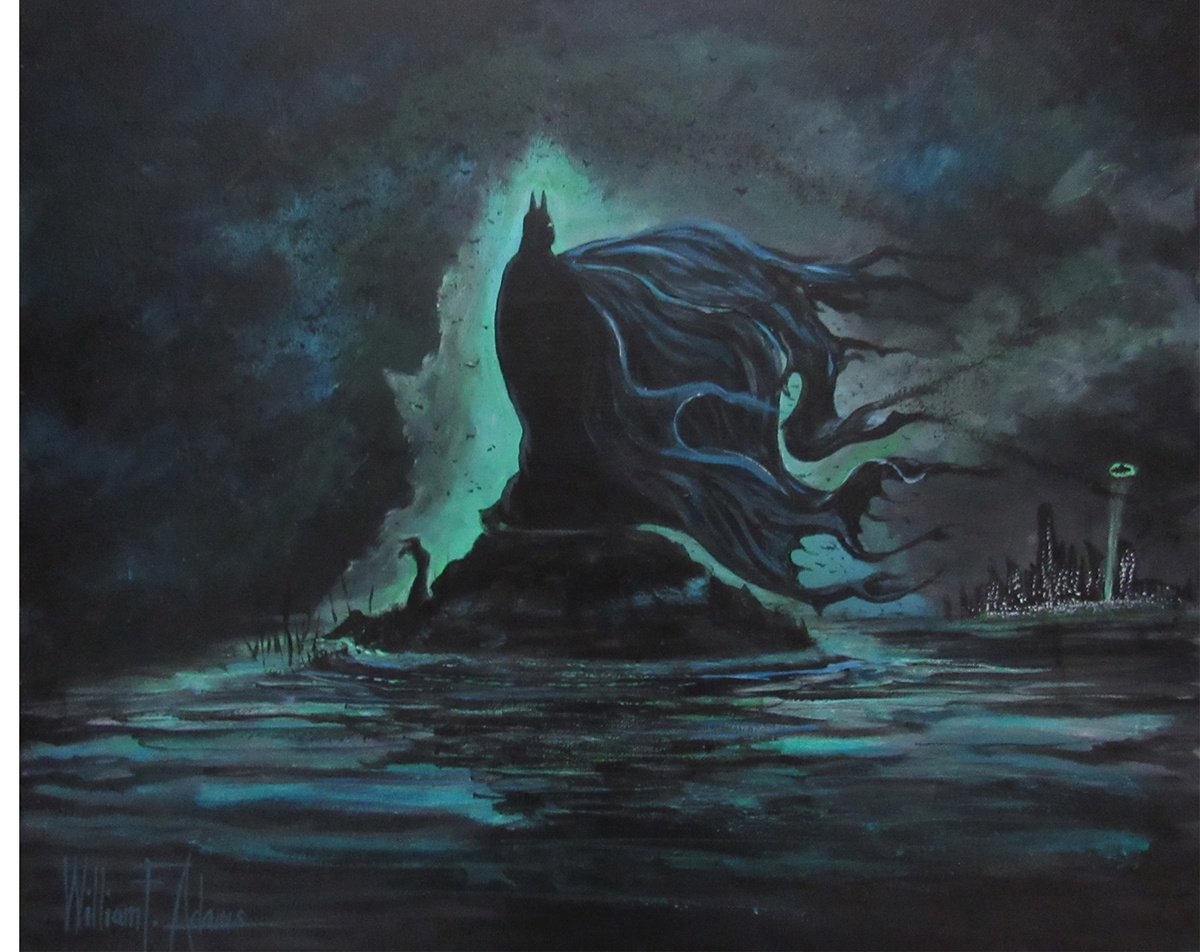 Illustrative Portrait Acrylic Painting By William F. Adams, 20 X 16", "The Burden Of Obligation!", Original Artwork