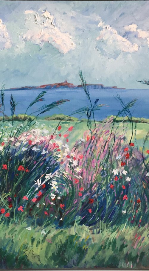 The May Island, seen from Fife by Stephen Howard Harrison