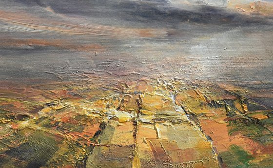 Under the rain clouds