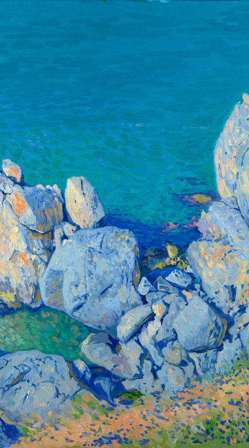 Rocks by the sea by Simon Kozhin