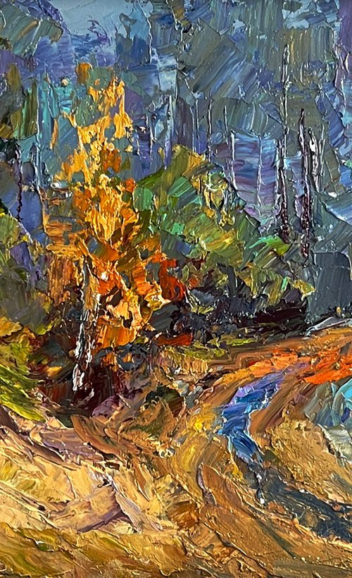 Road to the Autumn Forest by Boris Serdyuk