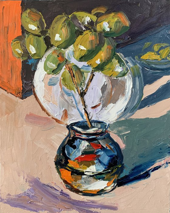 Olives. still life.