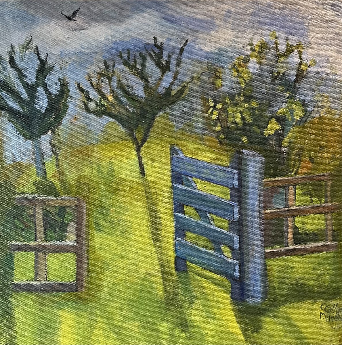 Step Into The Unknown By Christine Callum Mcinally, 16 X 16, Artwork For Sale On Artfinder