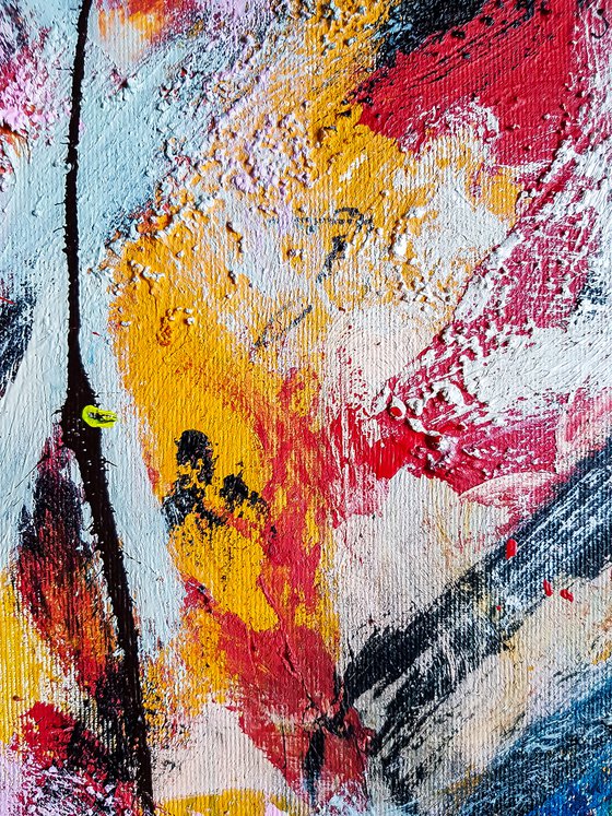-Panseb- Abstract Expressionism painting