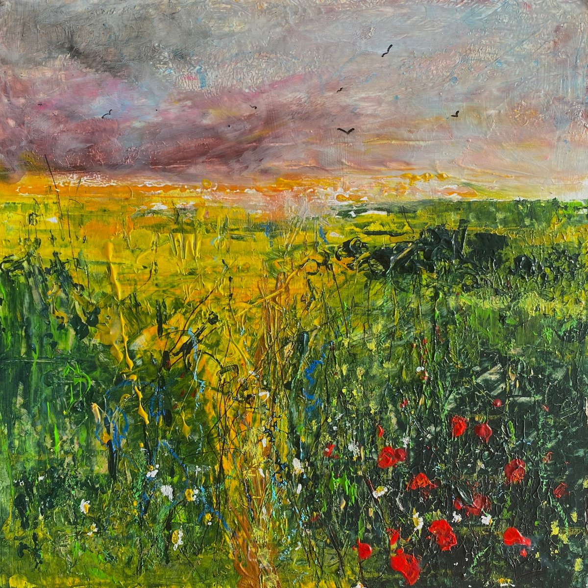 End of Summer Fields by Teresa Tanner