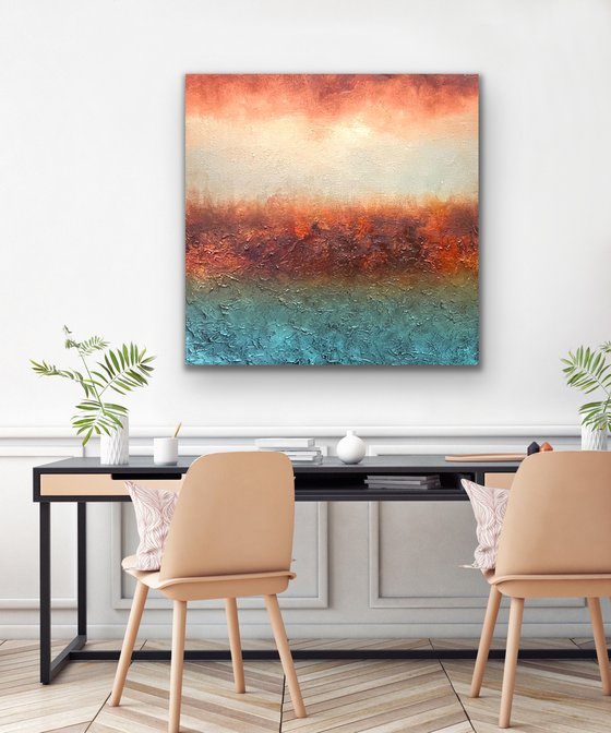 Tipsy - Abstract artwork - 70cm x70cm