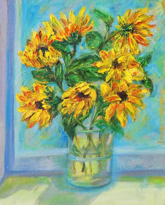 Sunflowers in the Window