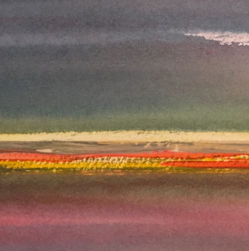 Sunrise over sea by Samantha Adams