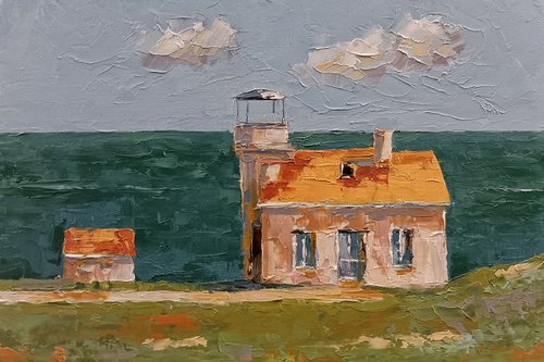 Lighthouse Marlera in Croatia. Adriatic sea by Marinko Šaric