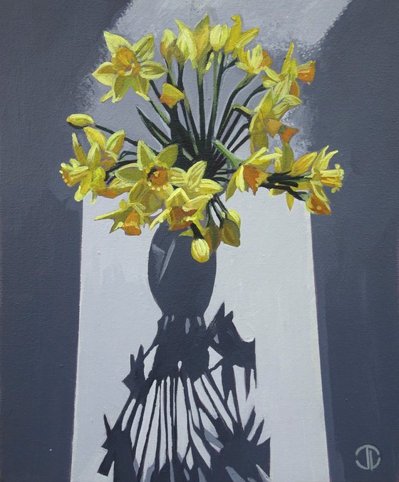 Daffodils And Shadows