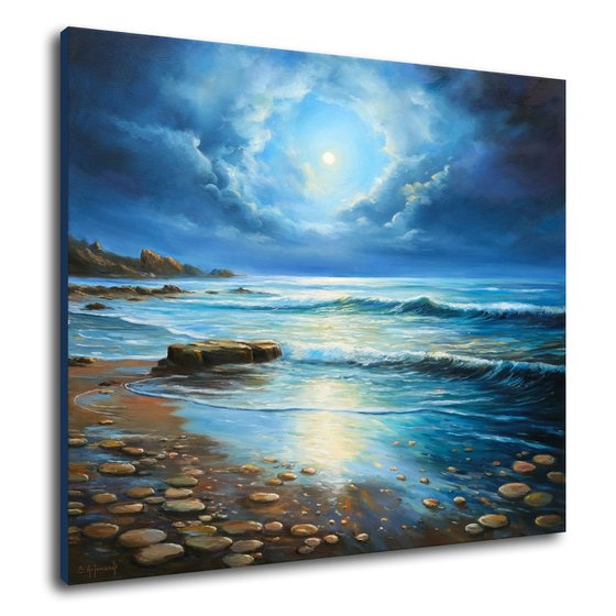 Moonlight Seascape Fantasy