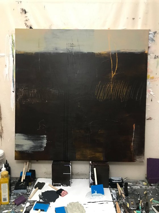 Seen In The Sky Minimalist Painting