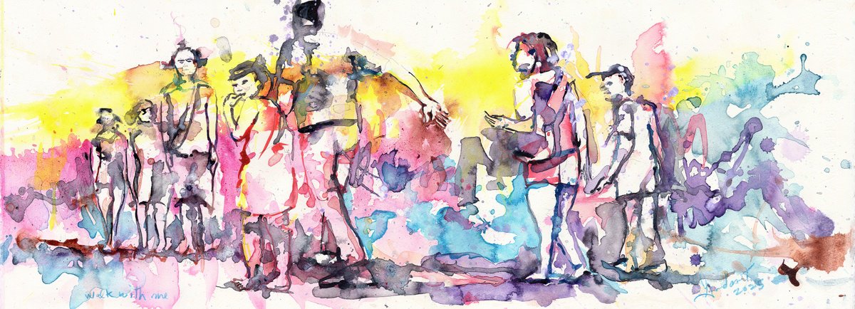 Walk With Me By Gordon T., 30 X 11, Artwork For Sale On Artfinder