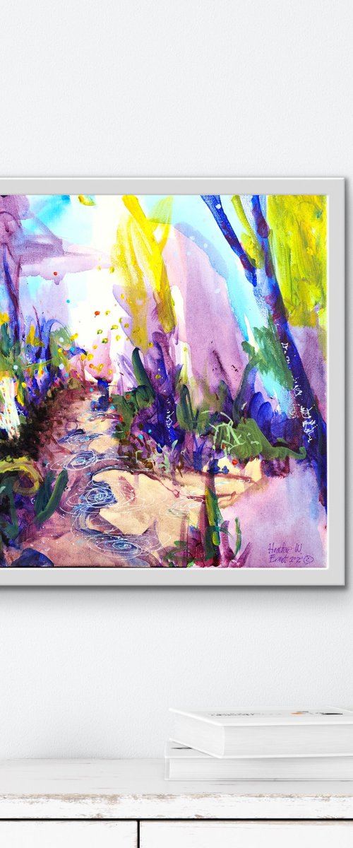 FREE SHIP to US | Bird Springs Creek | Graf Park, Bozeman by Heather W.  Ernst