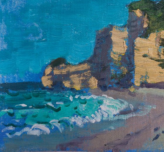 Normandy Etretat Etude 5