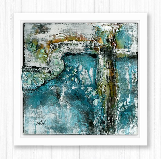 The Jewels Within 2 - Highly Textural Abstract Painting by Kathy Morton Stanion