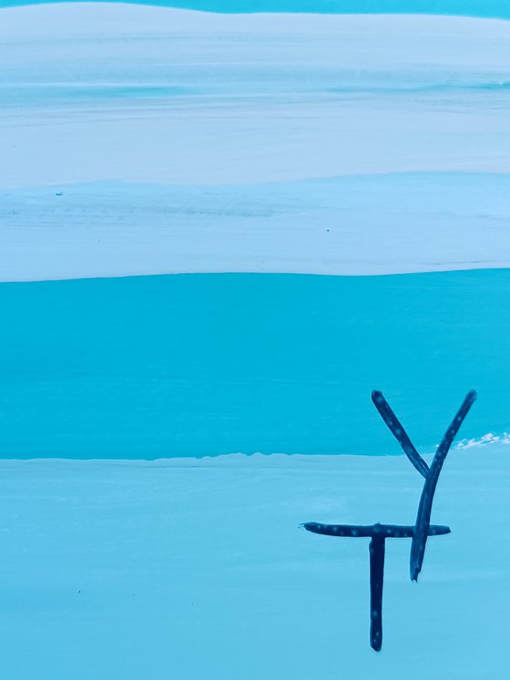 Ocean Quiet. Diptych.