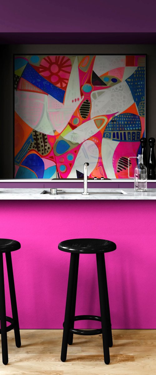 Fragments of Pink Joy #4 by V+V Kniazievi