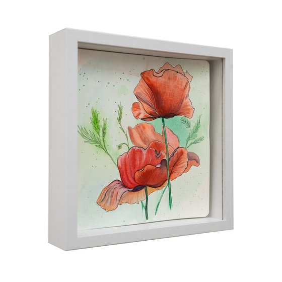 Red Poppies – Botanical