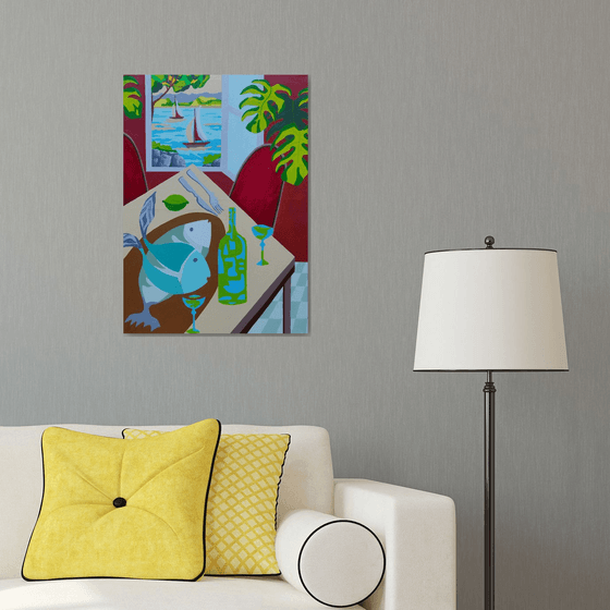 Still life with fish 3.