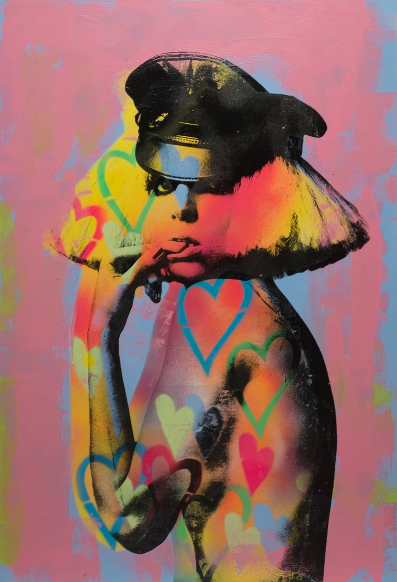 Lady Gaga Painting by Dane Shue by Dane Shue